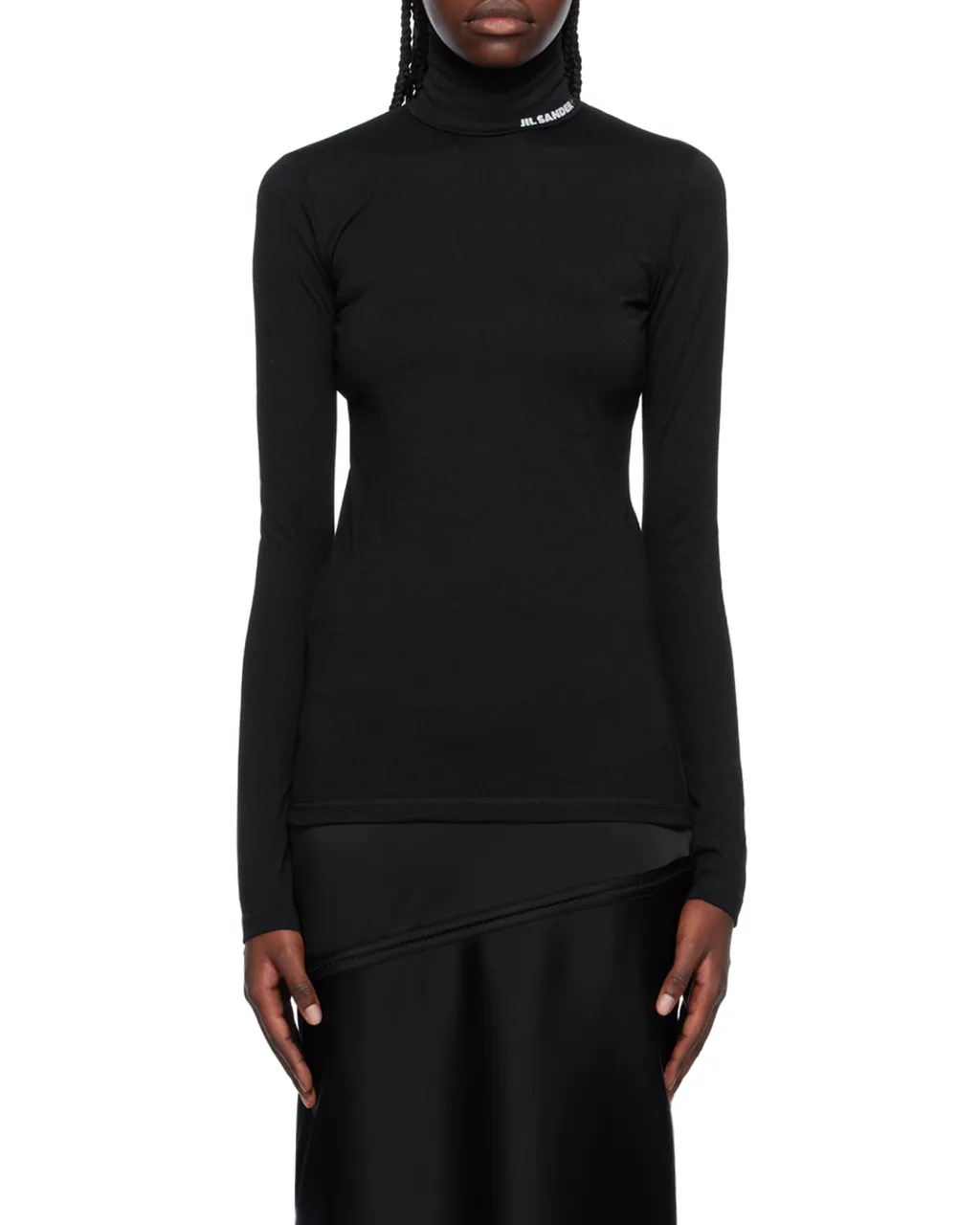 Jil Sander Long-Sleeved High-Neck Top