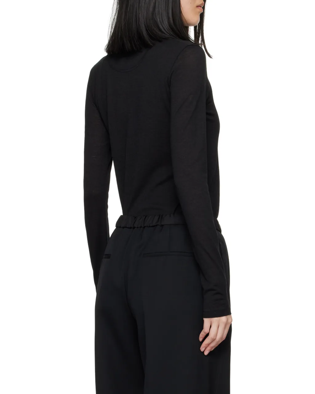 Jil Sander Long-Sleeved High-Neck Top
