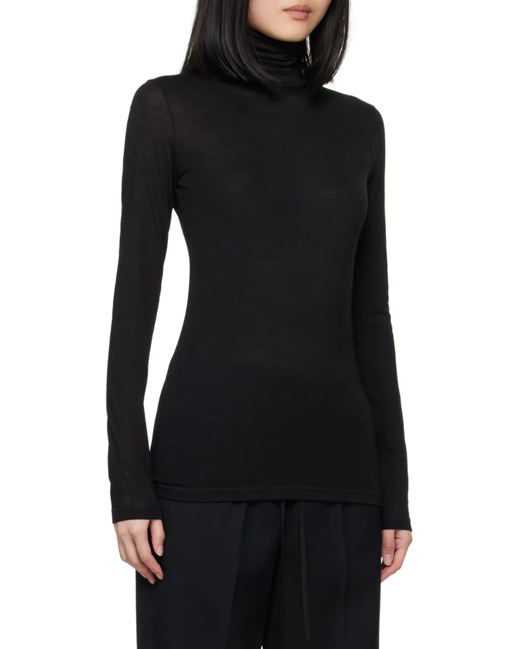 Jil Sander Long-Sleeved High-Neck Top