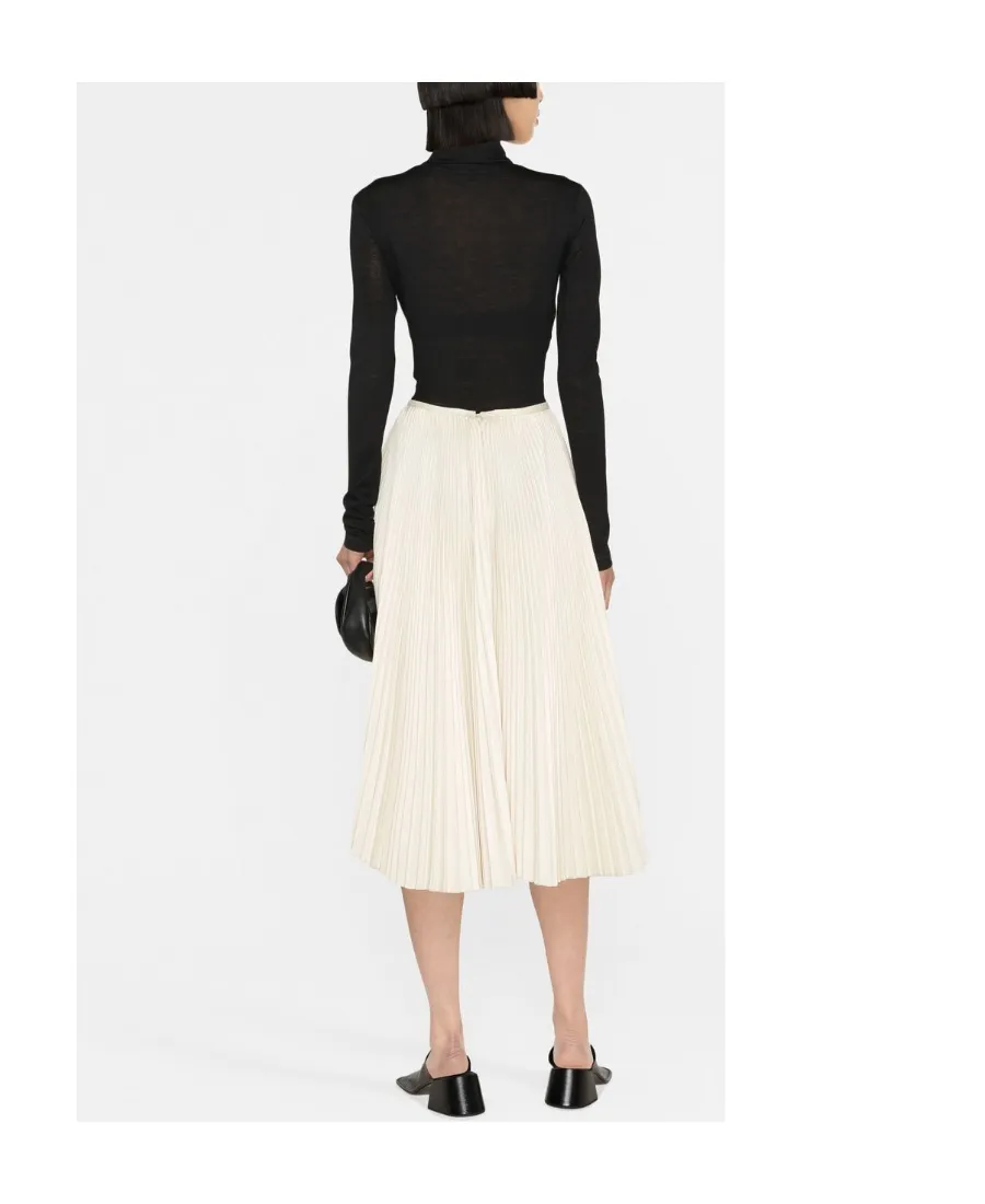 Jil Sander Long-Sleeved High-Neck Top