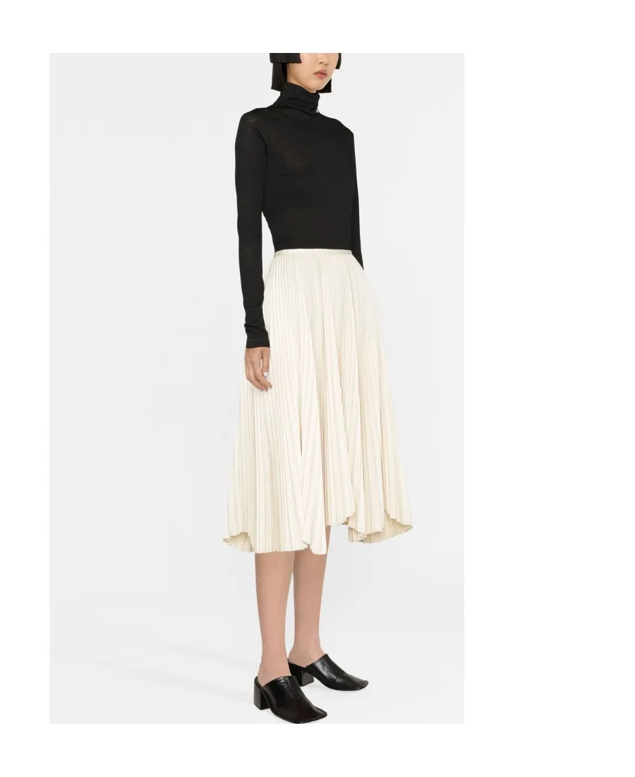 Jil Sander Long-Sleeved High-Neck Top