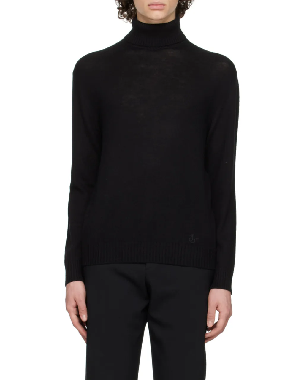 Jil Sander Roll-Neck Long-Sleeved Knitted Sweater
