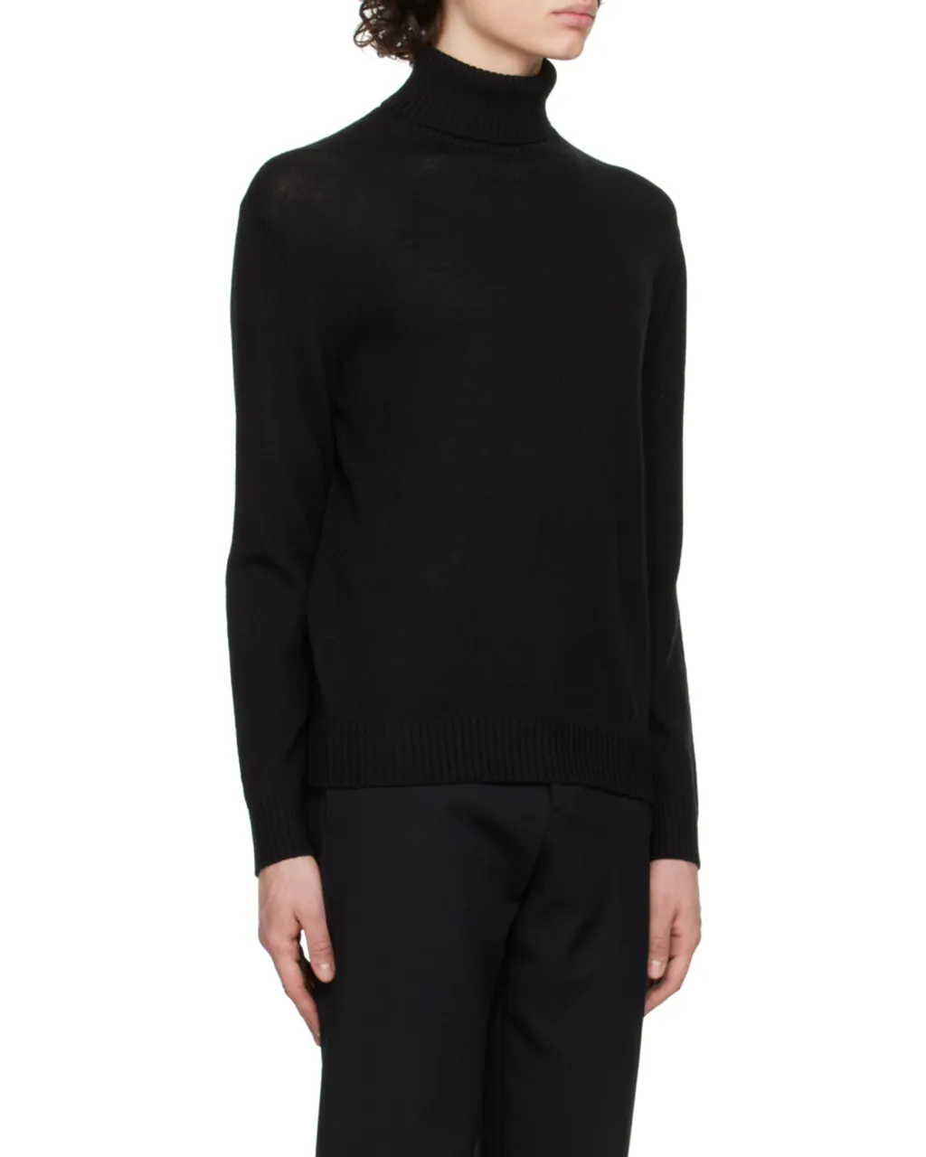 Jil Sander Roll-Neck Long-Sleeved Knitted Sweater