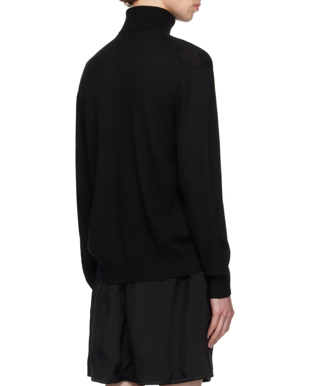 Jil Sander Roll-Neck Long-Sleeved Knitted Sweater