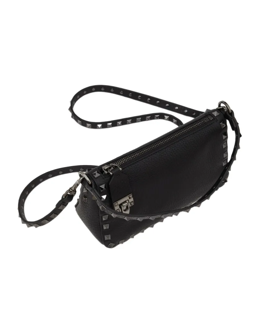 Valentino Garavani Rockstud Zip-Up Shoulder Bag