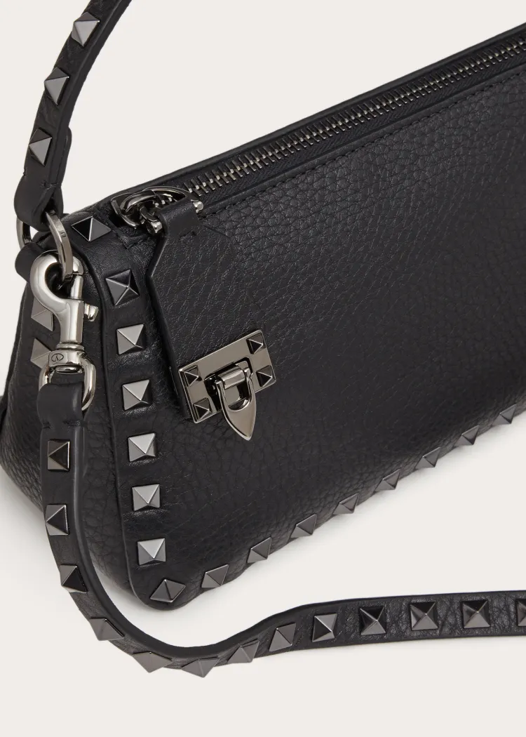 Valentino Garavani Rockstud Zip-Up Shoulder Bag