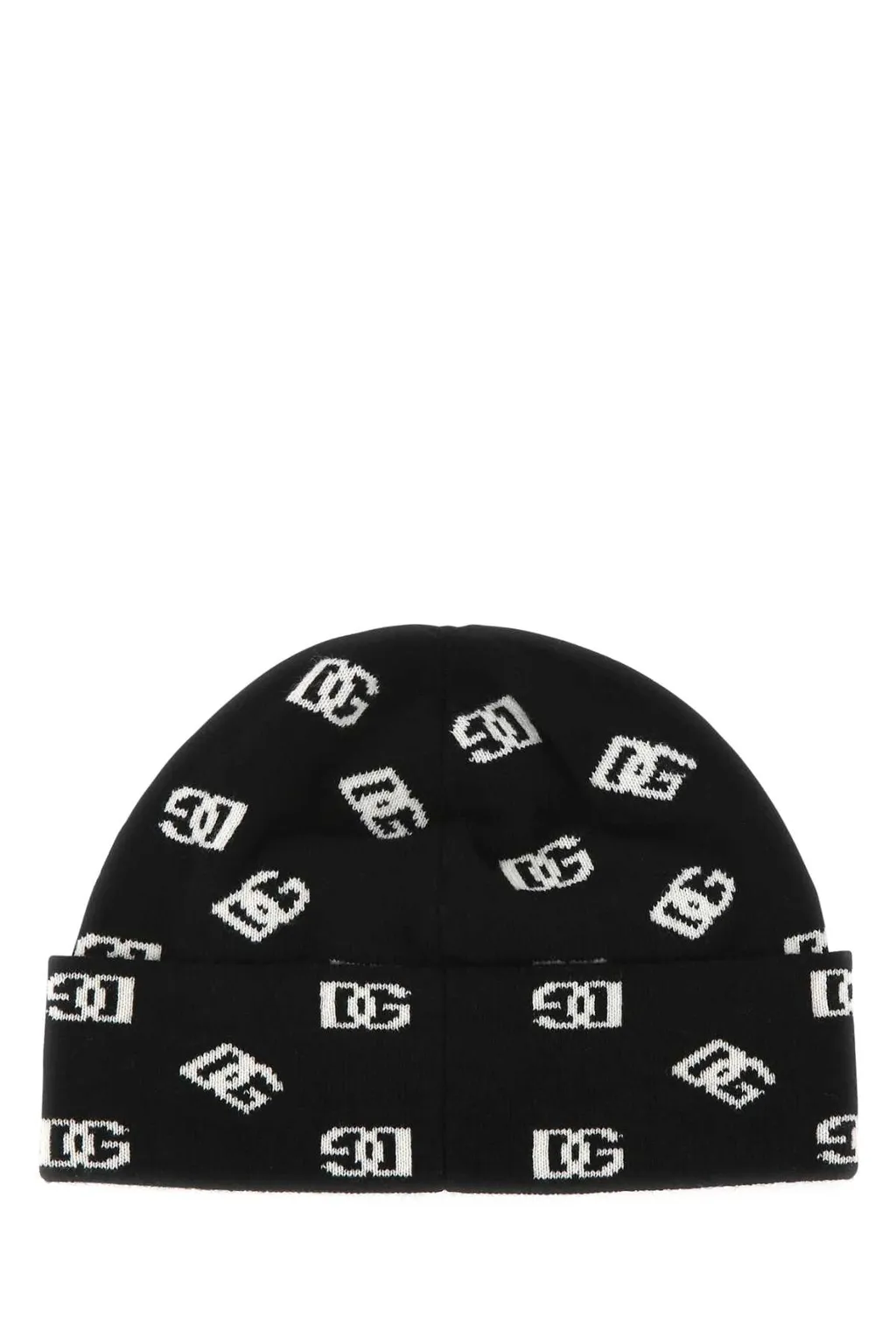 Dolce & Gabbana Logo Jacquard Knitted Beanie
