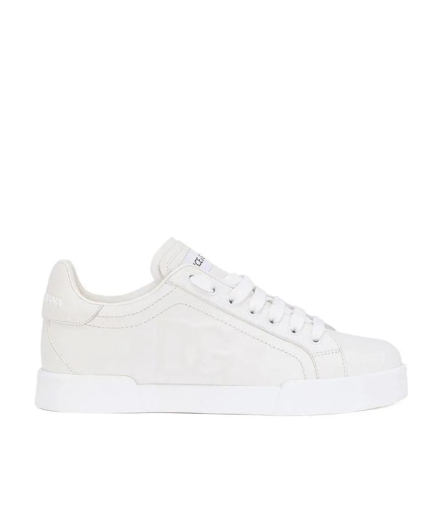 Dolce & Gabbana Portofino Logo-Patch Low-Top Sneakers