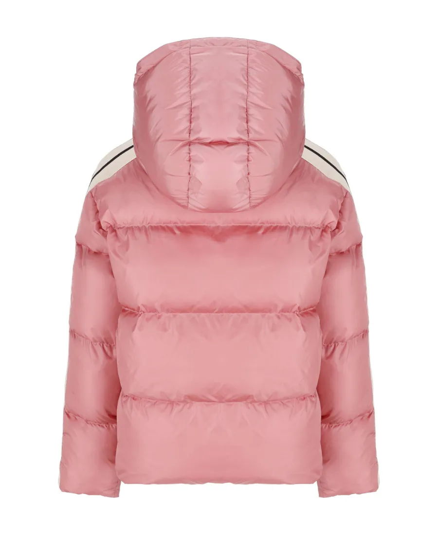 Palm Angels Kids Logo Printed Puffer Jacket