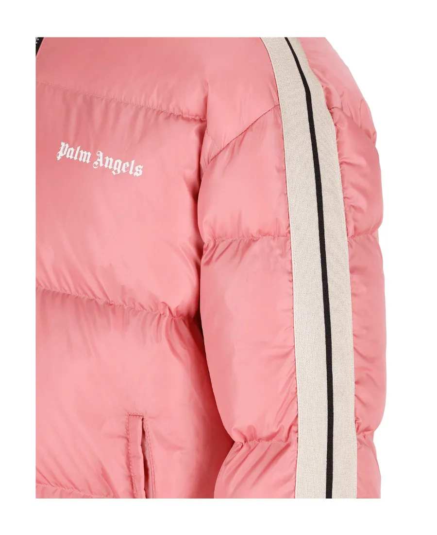 Palm Angels Kids Logo Printed Puffer Jacket