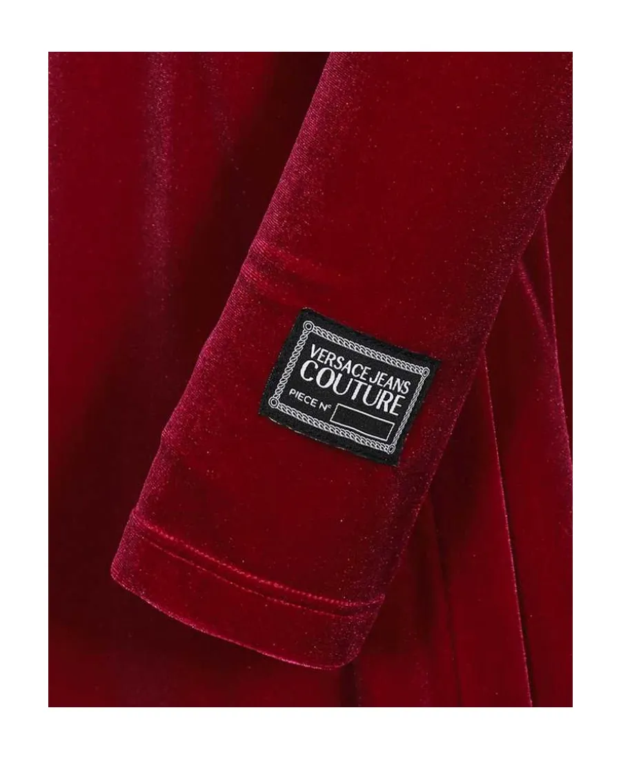 Cut-Out Velvet Dress