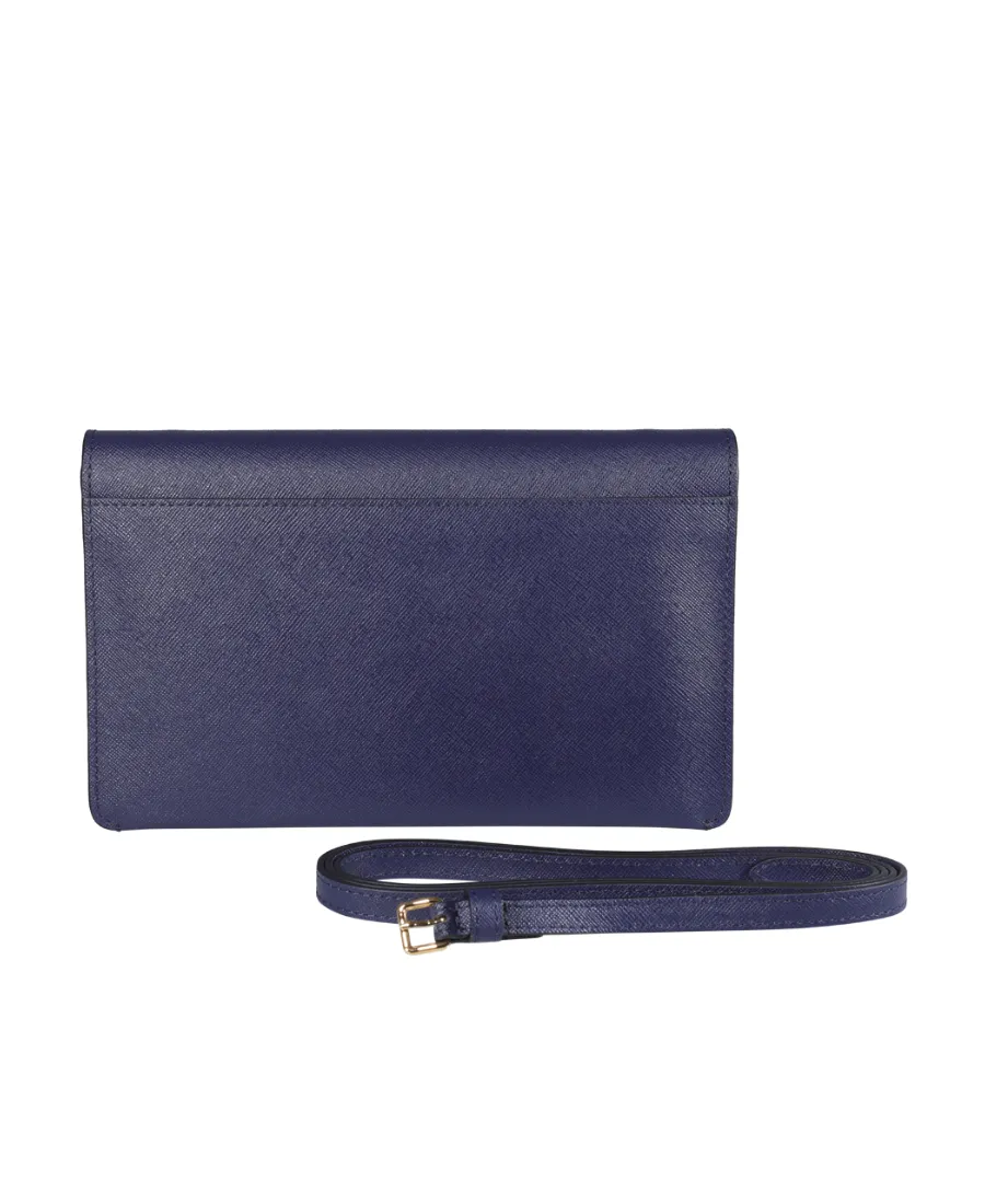 Two-Tone Leather Shoulder Bag