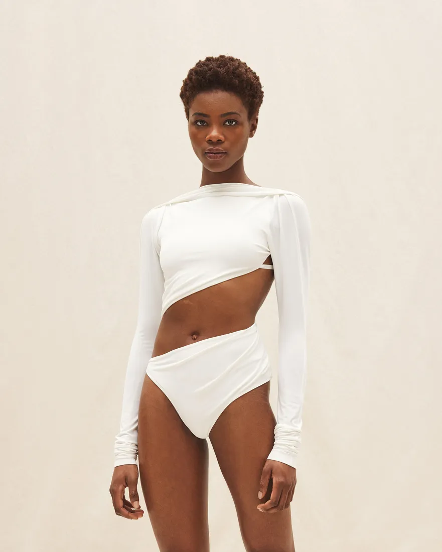 Carozzu Stretch-Fit Bodysuit
