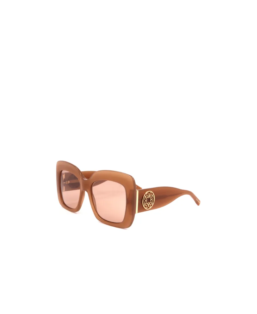 Elie Saab Square Frame Sunglasses