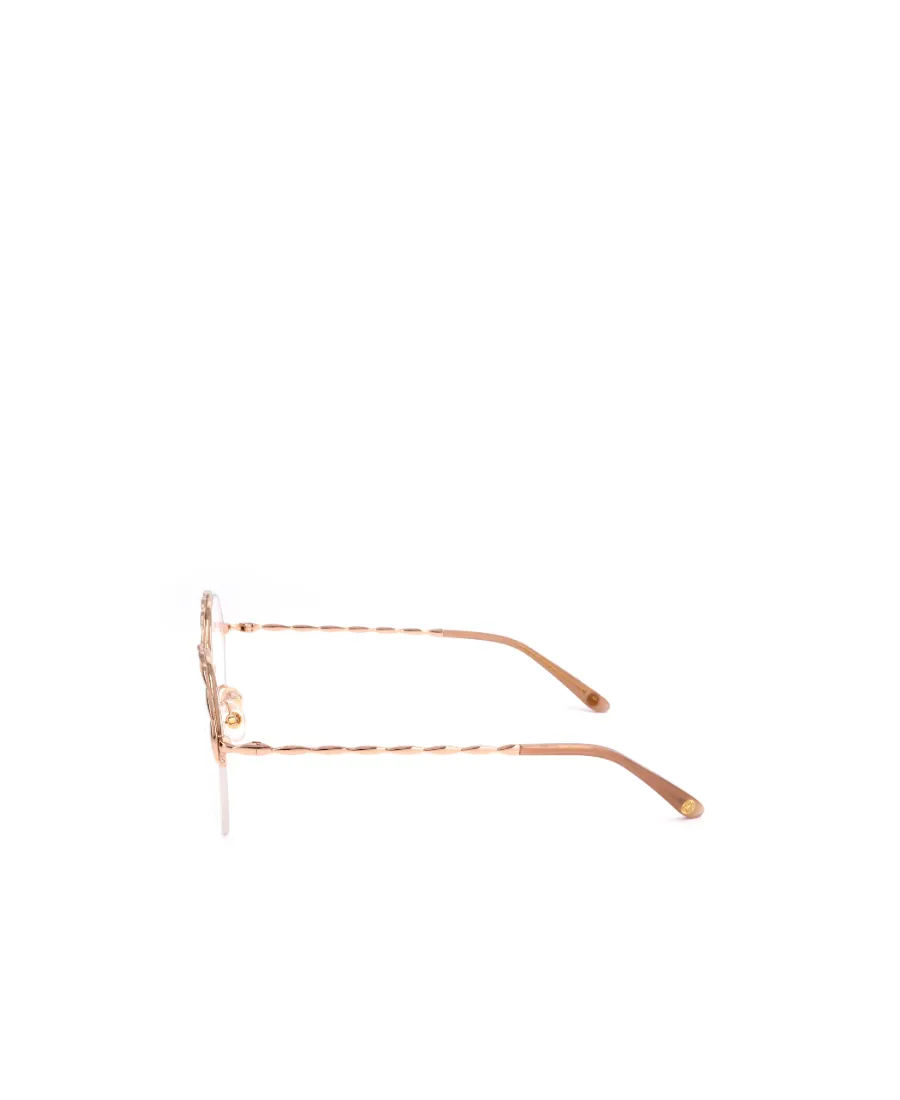 Elie Saab Round Frame Glasses
