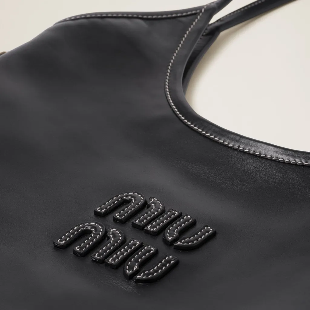 Miu Miu Ivy Logo-Lettering Tote Bag