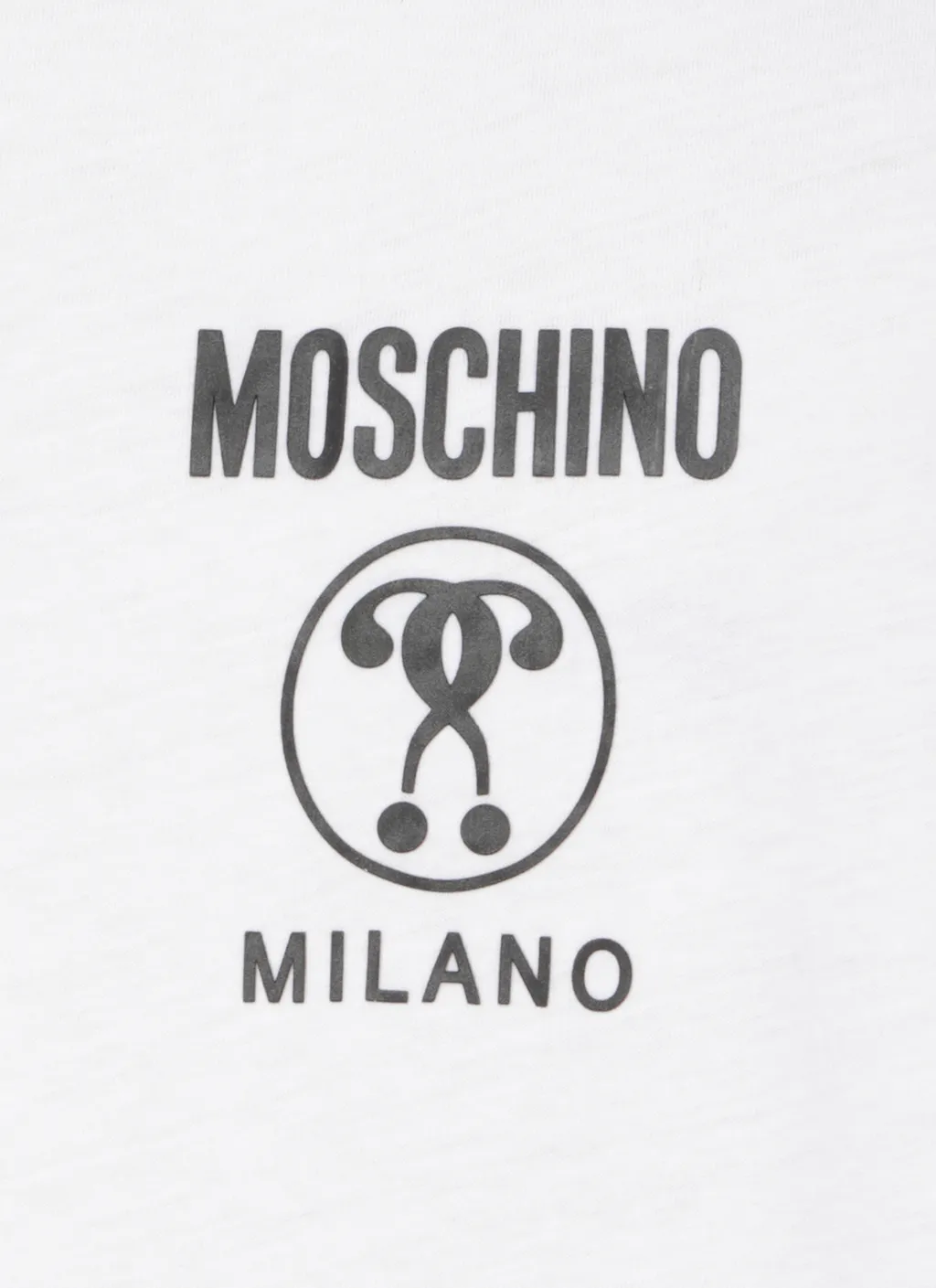 Moschino Logo Printed Crewneck T-Shirt