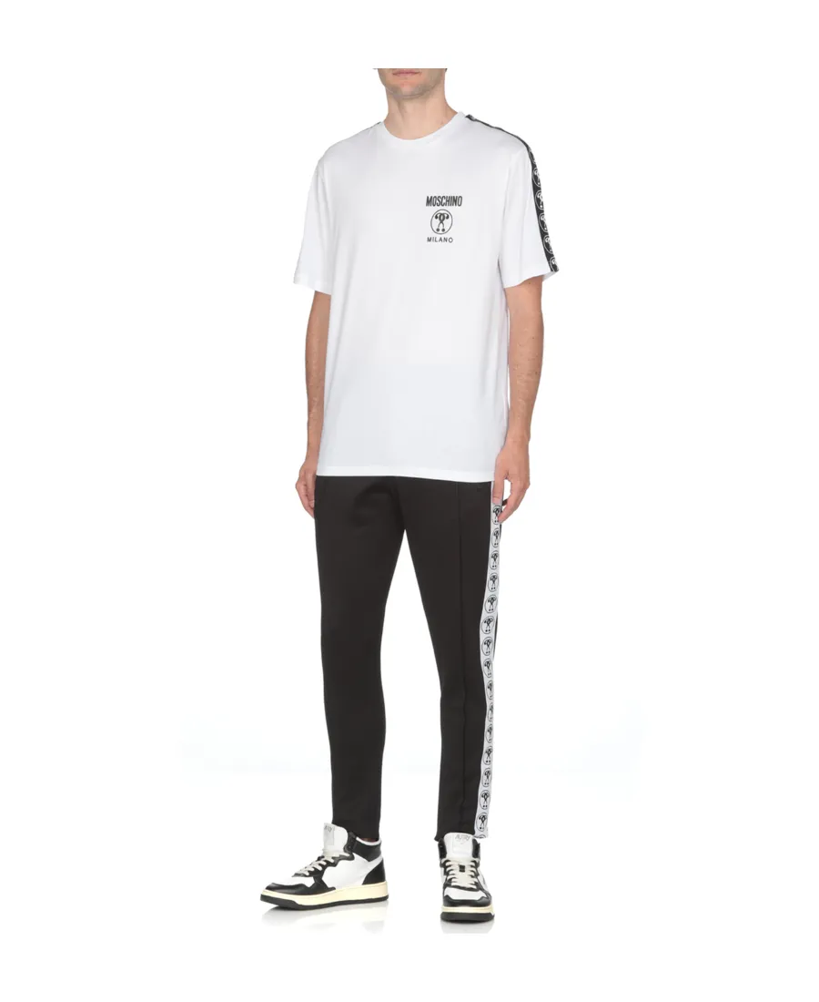 Moschino Logo Printed Crewneck T-Shirt
