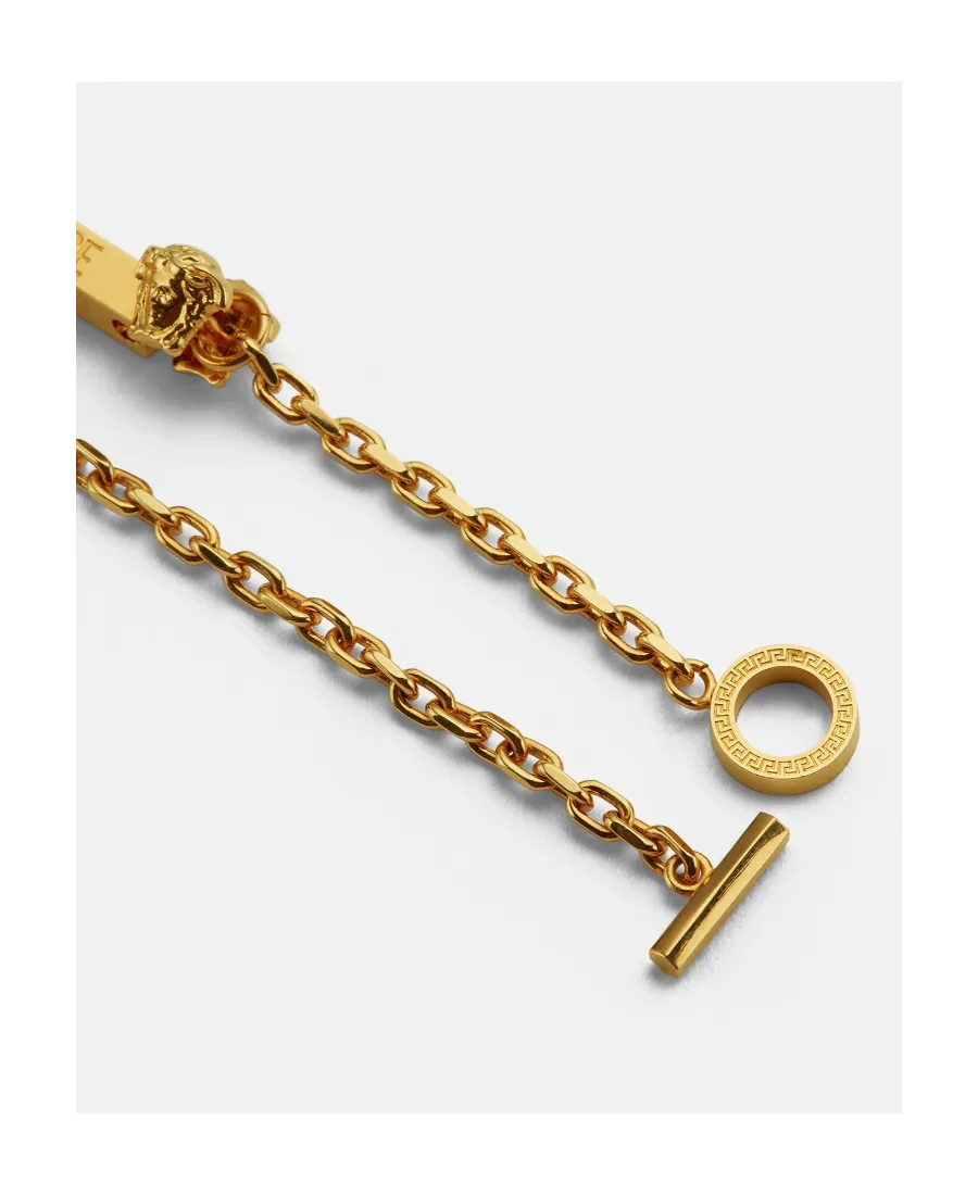 Medusa-Coin Chain Bracelet