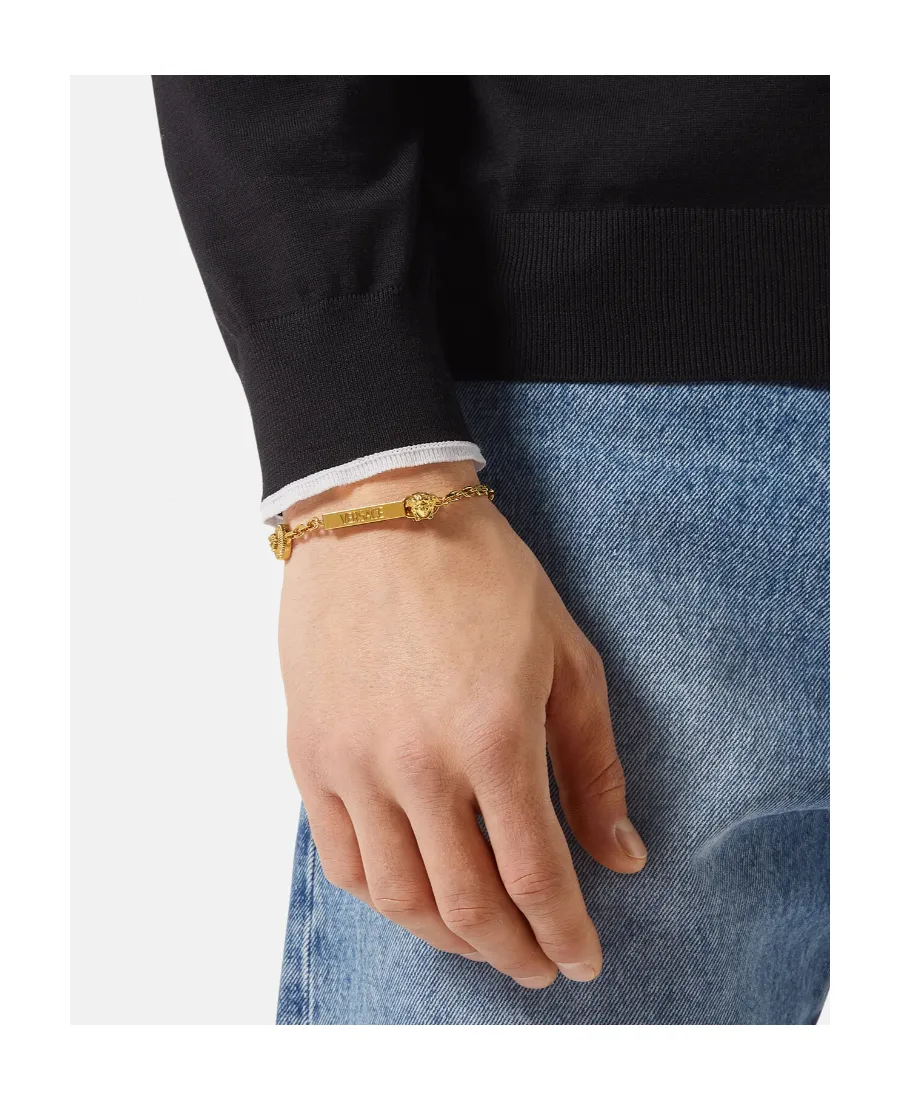 Medusa-Coin Chain Bracelet