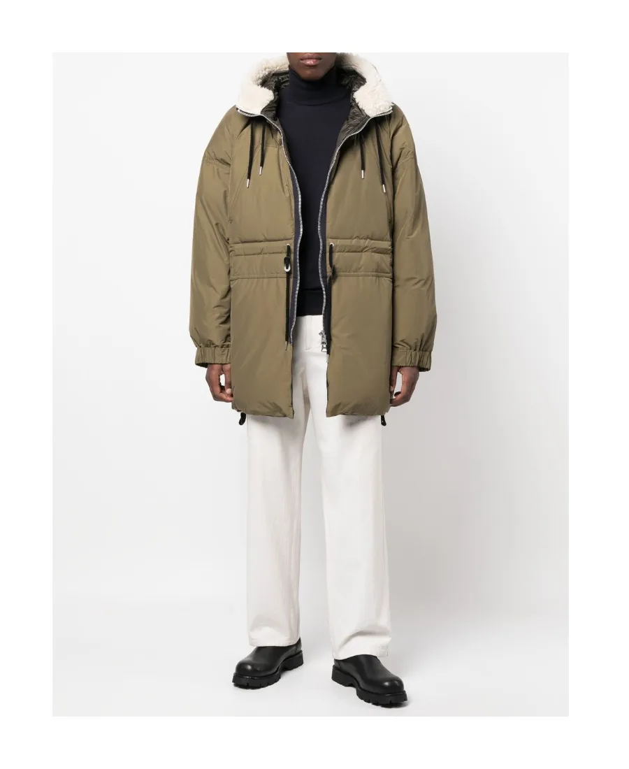 Sacai Zipped Hooded Drawstring Parka