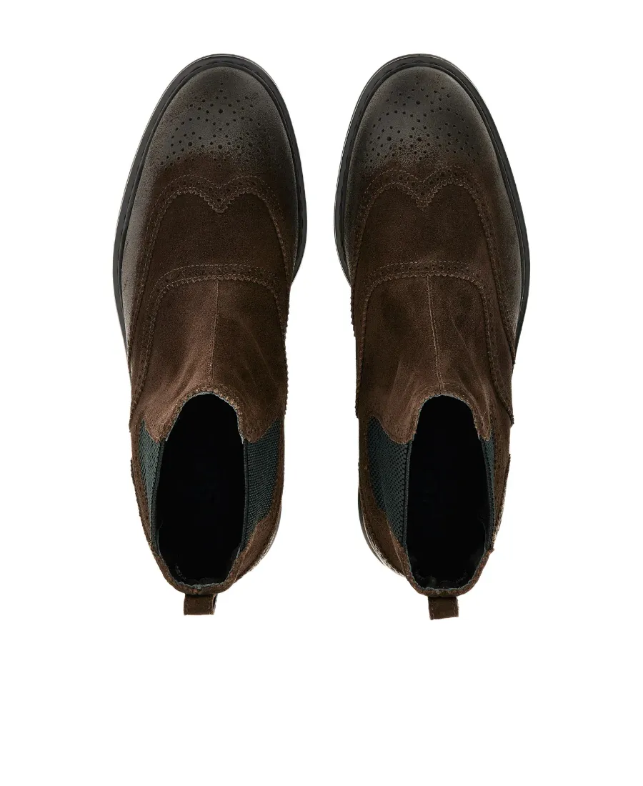 Hogan Round-Toe Chelsea Boots