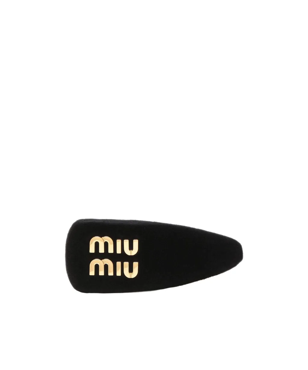 Miu Miu Logo-Embellished Clip Fastened Hair Clip
