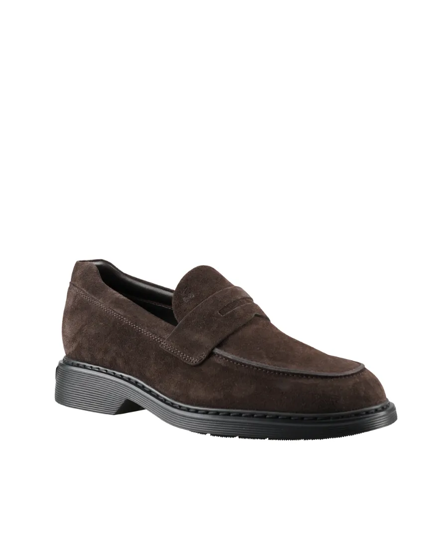 Hogan Mocassino Almond-Toe Loafers