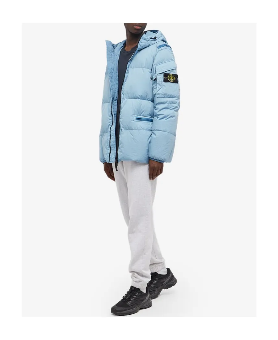 Compass-Patch Puffer Jacket