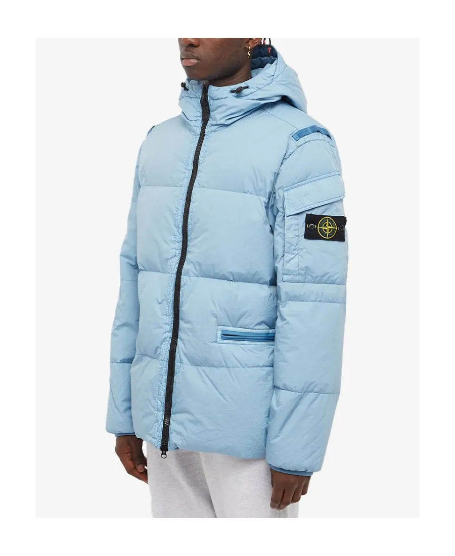 Compass-Patch Puffer Jacket