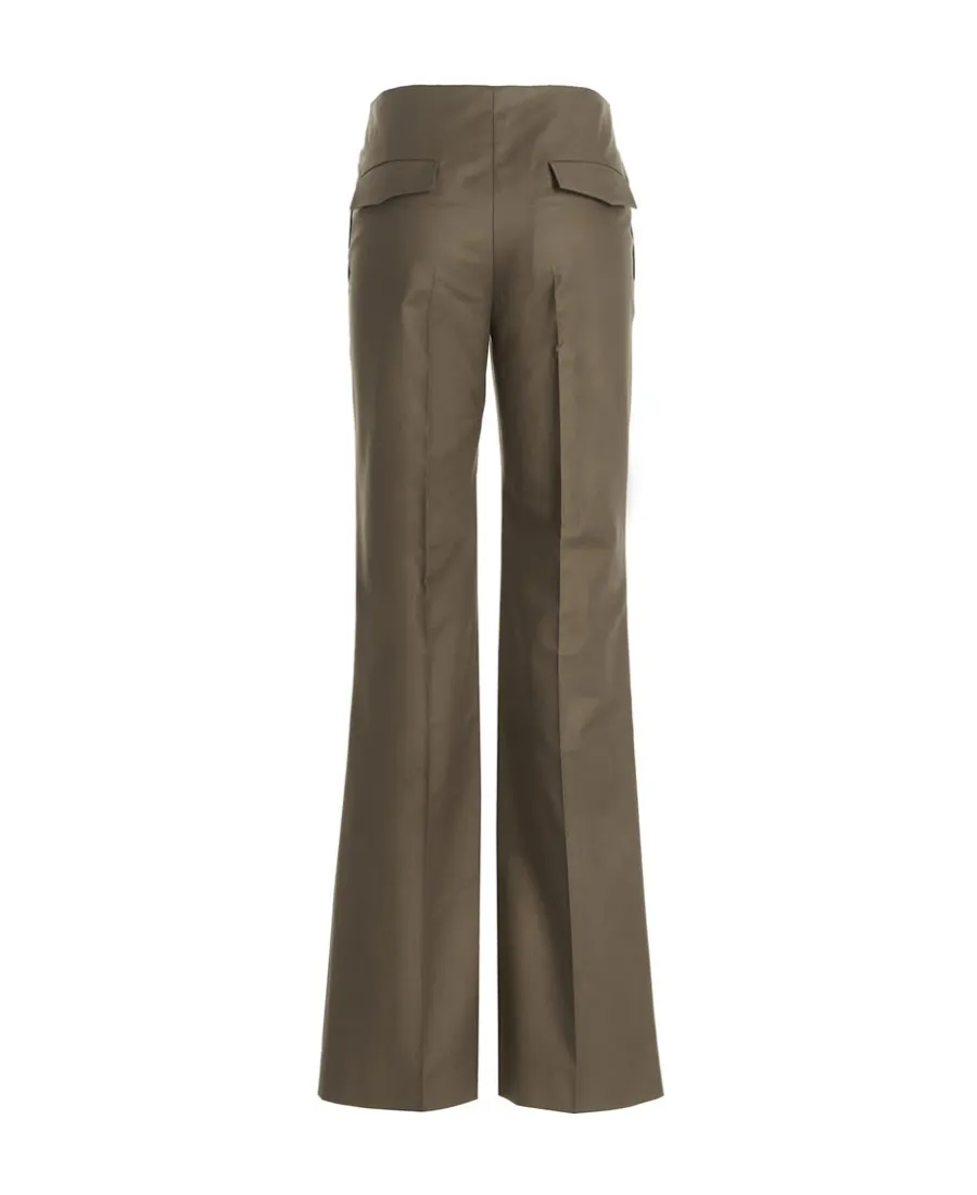 High-Rise Flared Casual Pants