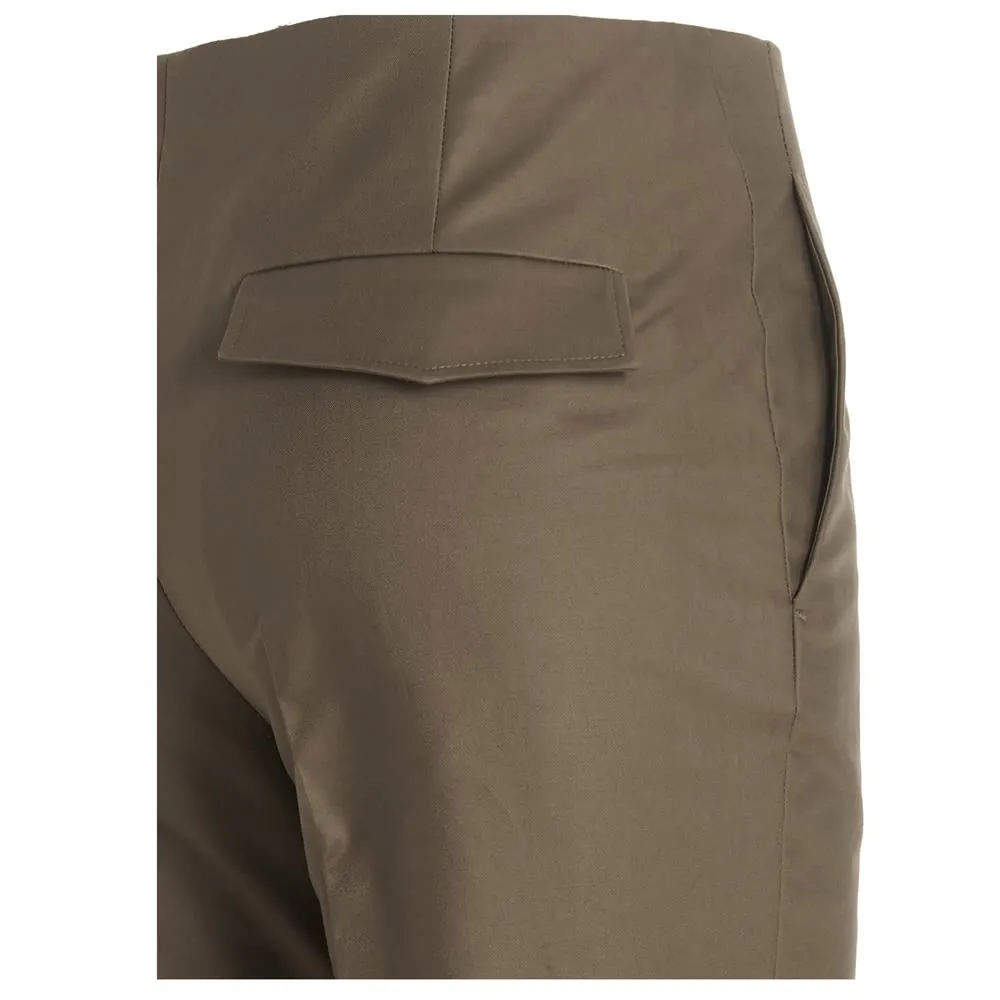 High-Rise Flared Casual Pants