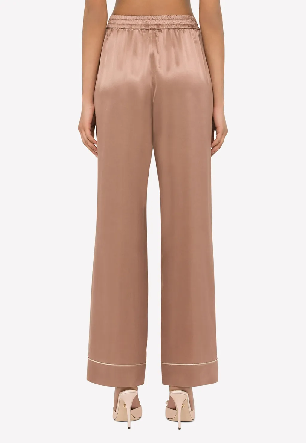 Dolce & Gabbana High-Waisted Pajama Pants