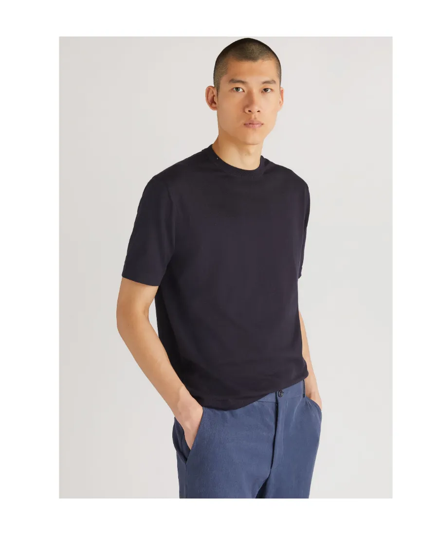 Open-Necked Black Shirt