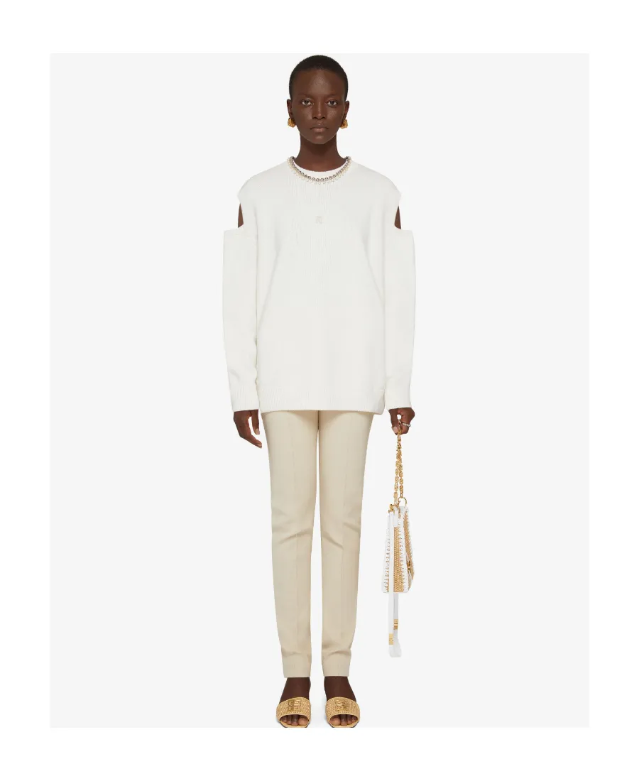 Givenchy 4G Cardigan In Wool And Cashmere