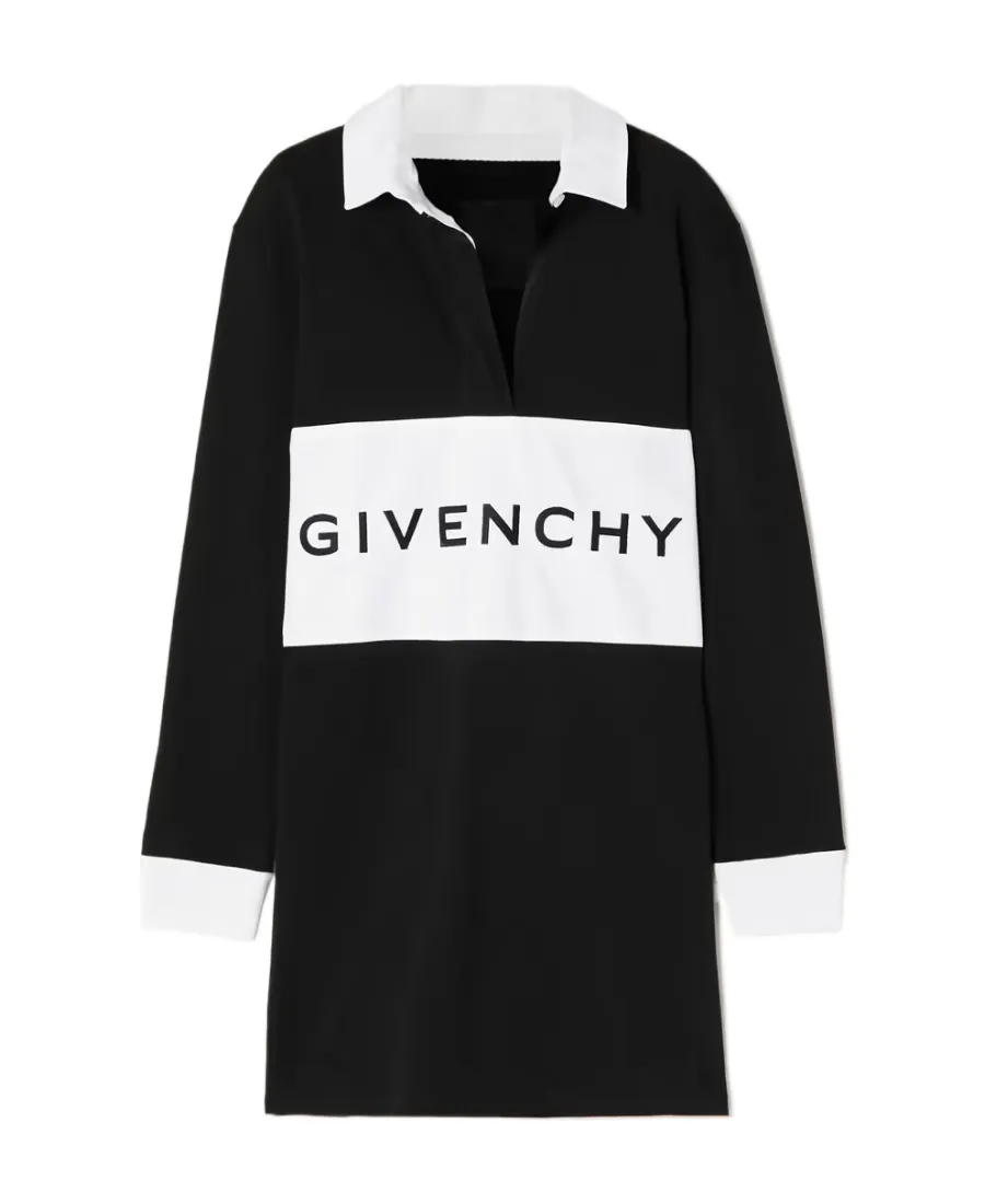 Logo-Print Polo Dress
