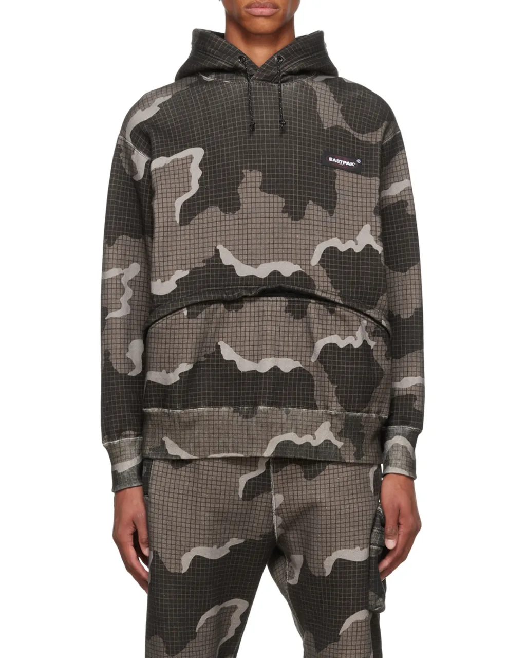 X Eastpak Camouflage-Print Hoodie