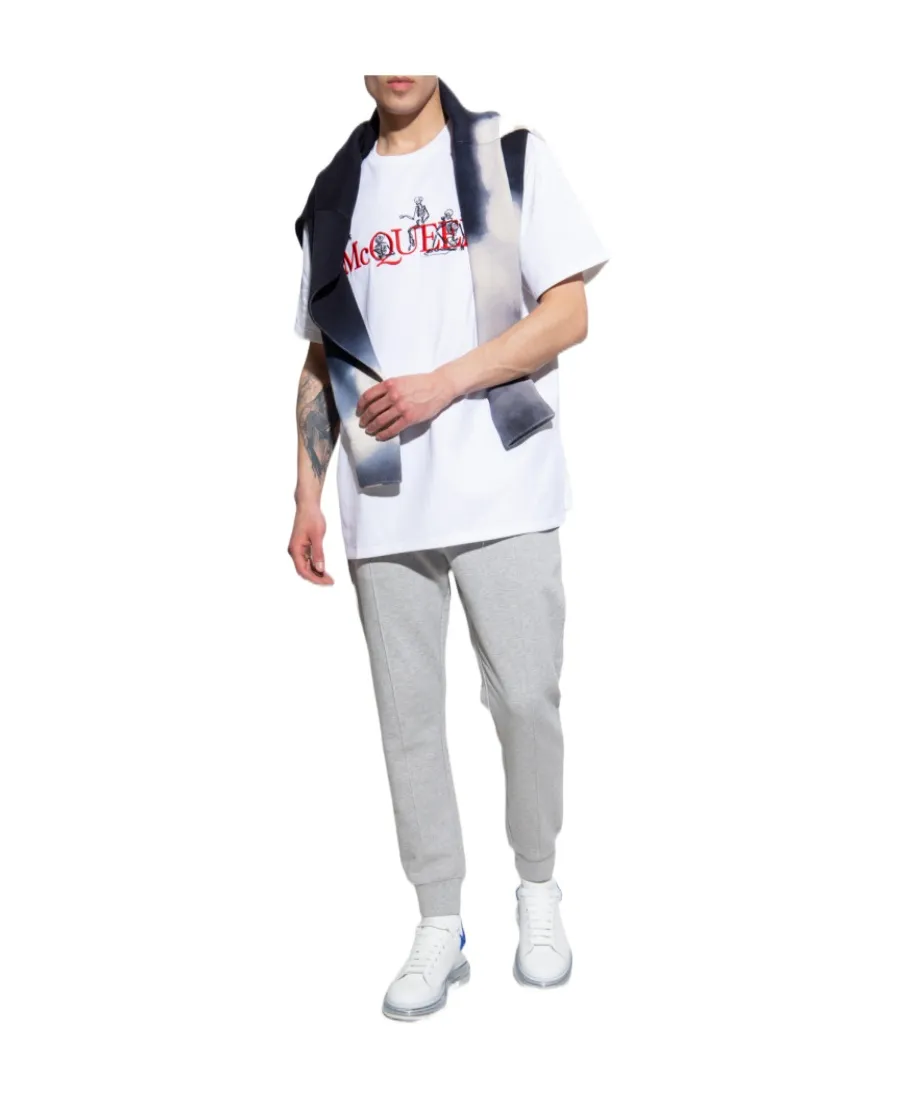 Rear Logo-Patch Detail Track Pants