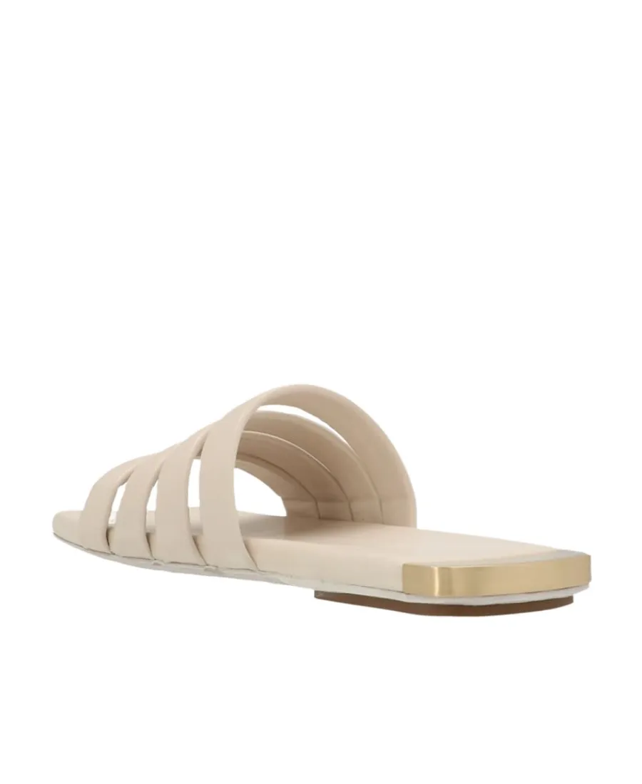 Strappy Flat Leather Sandals