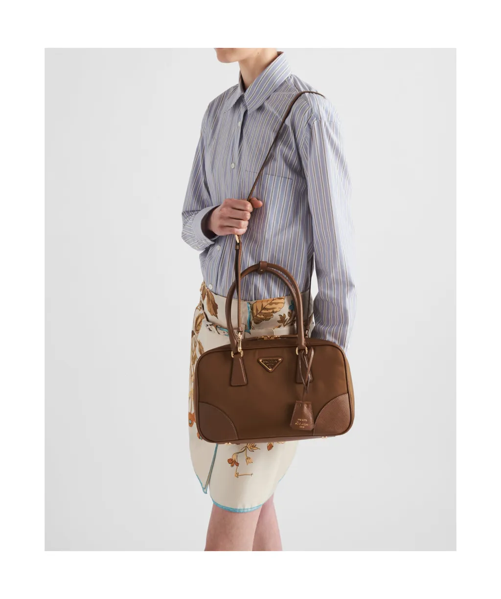 Prada Re-Edition 1978 Triangle-Logo Zipped Tote Bag