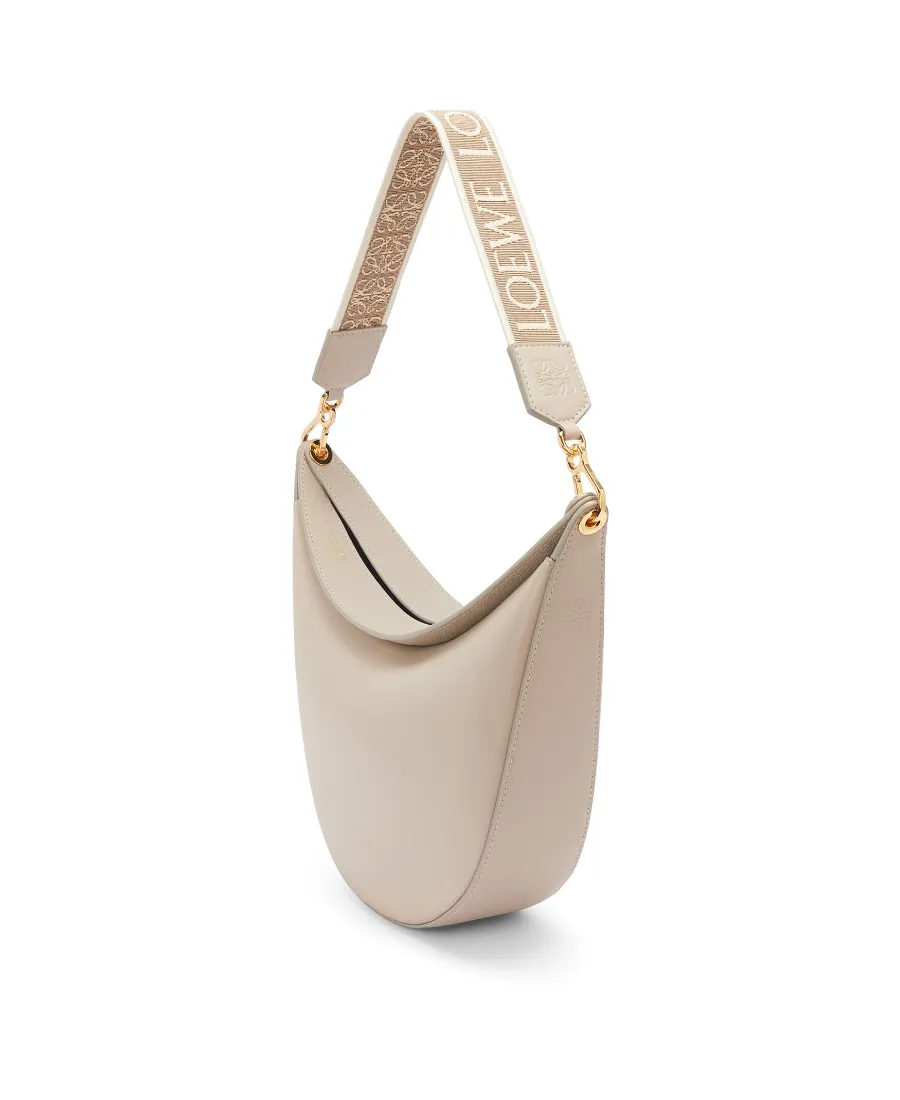 Loewe Luna Bag In Satin Calfskin And Jacquard