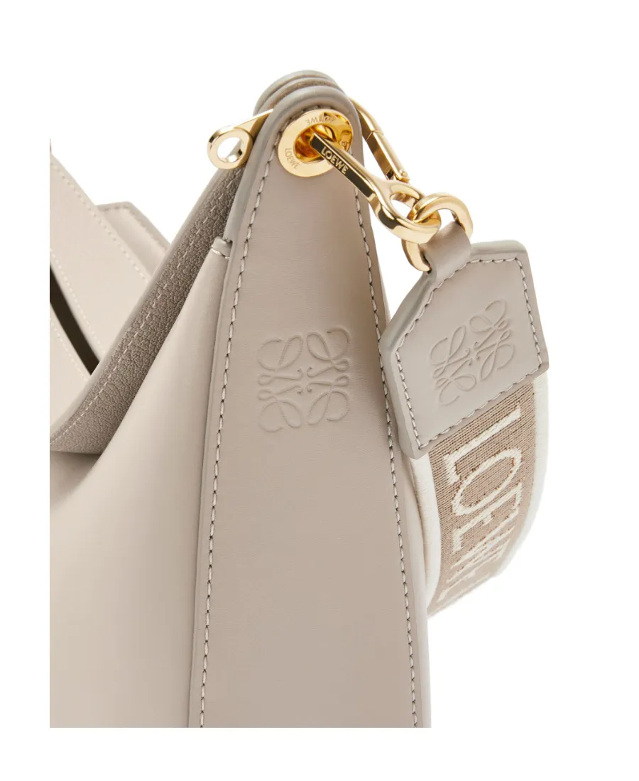 Loewe Luna Bag In Satin Calfskin And Jacquard