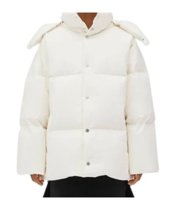 Bottega Veneta Frosted Poplin Puffer Jacket