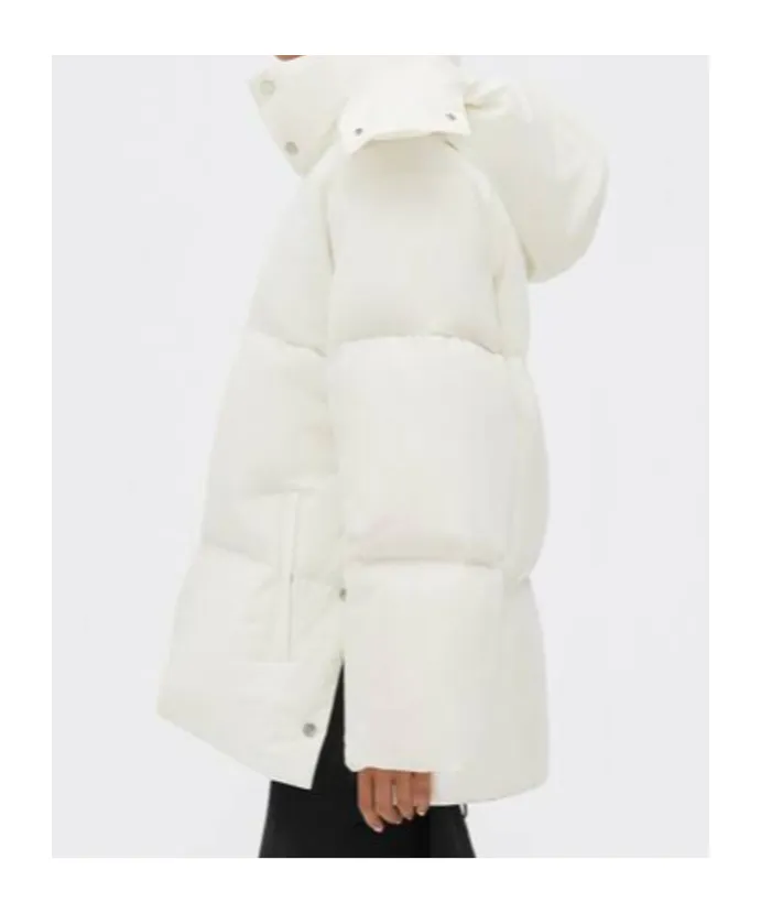 Bottega Veneta Frosted Poplin Puffer Jacket