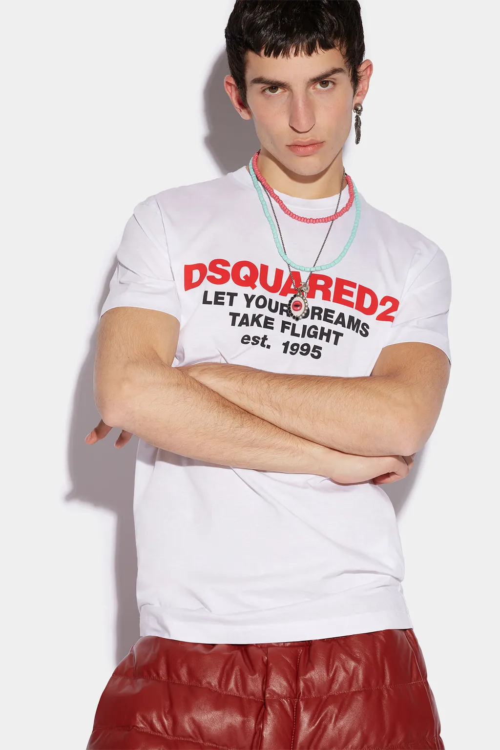 Dsquared2 Logo Printed Crewneck T-Shirt