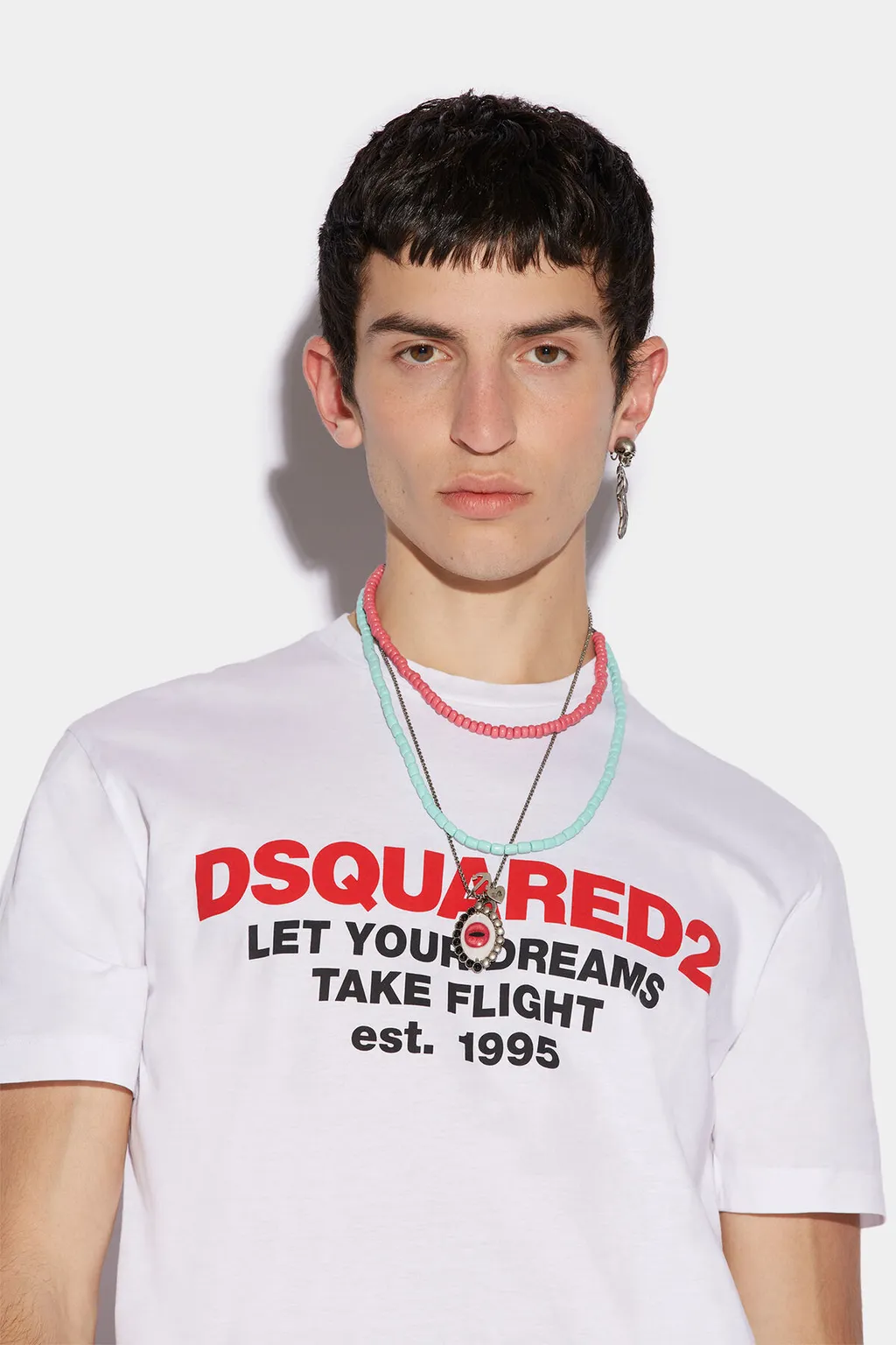 Dsquared2 Logo Printed Crewneck T-Shirt