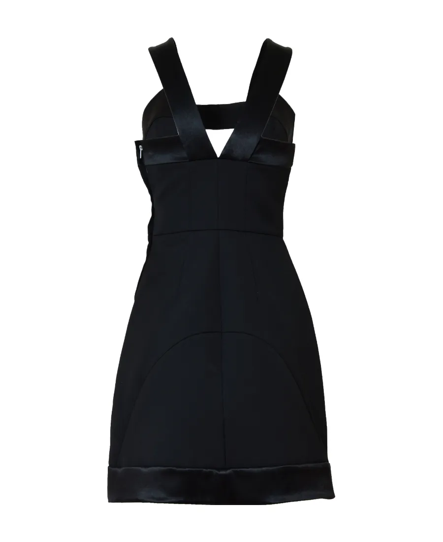 Jil Sander Bow-Detailed Sleeveless Mini Dress