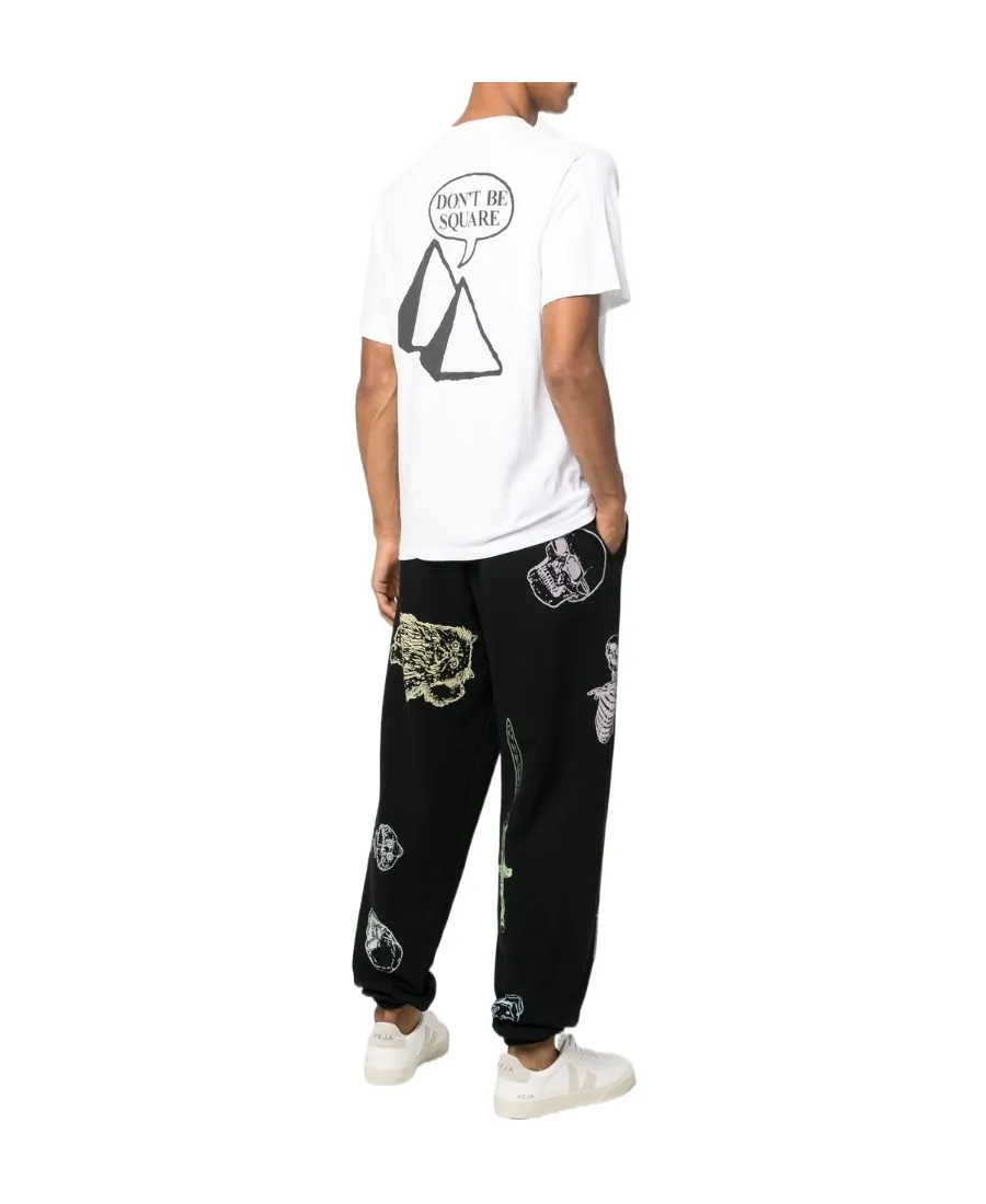 Aries Logo Printed Crewneck T-Shirt