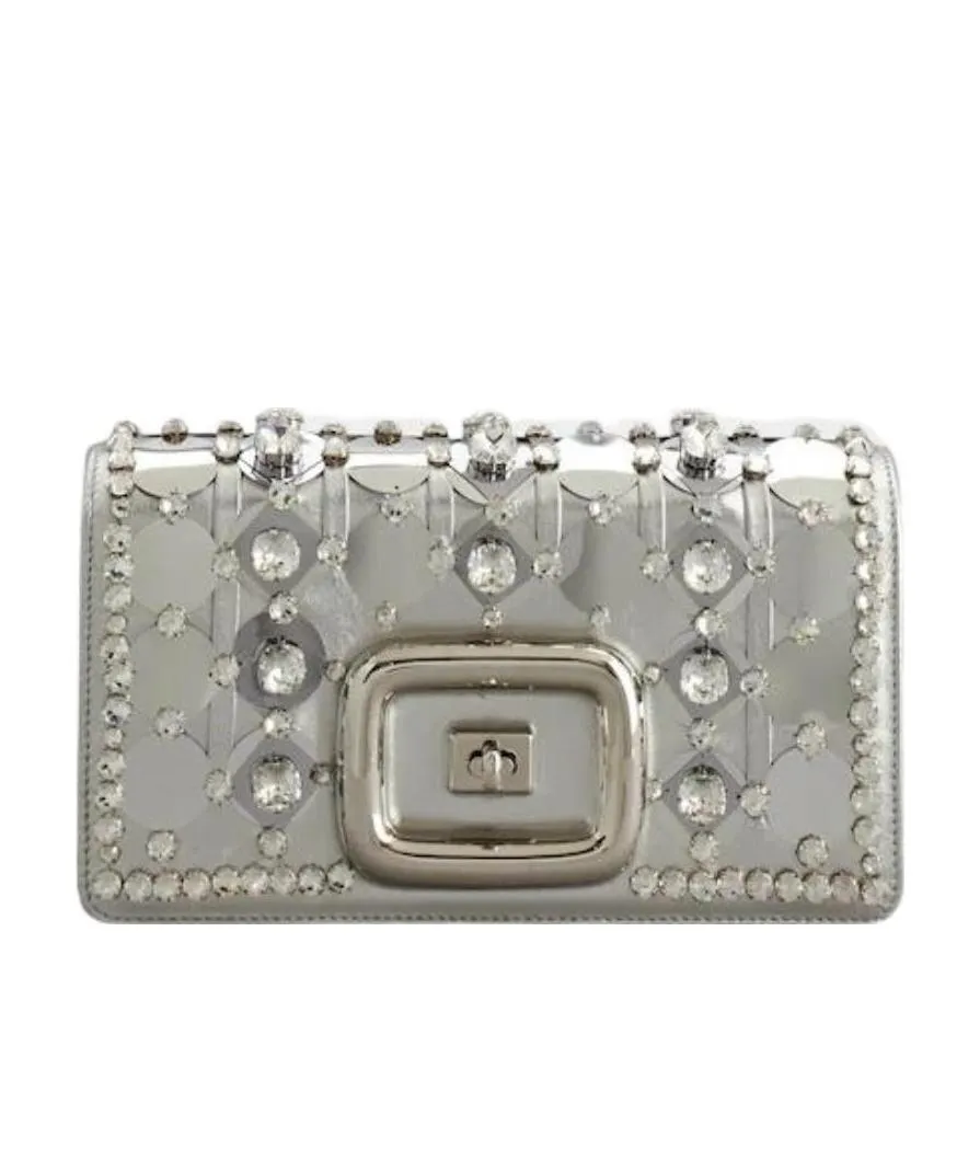 Viv' Choc Disco Mini Bag In Leather