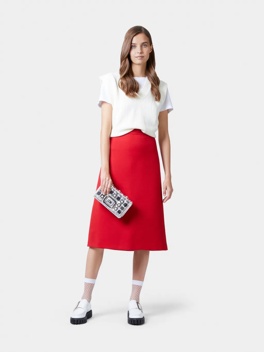 Viv' Choc Disco Mini Bag In Leather